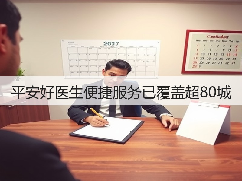 平安好医生便捷服务已覆盖超80城