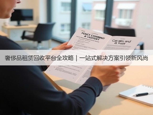 奢侈品租赁回收平台全攻略｜一站式解决方案引领新风尚(图1)
