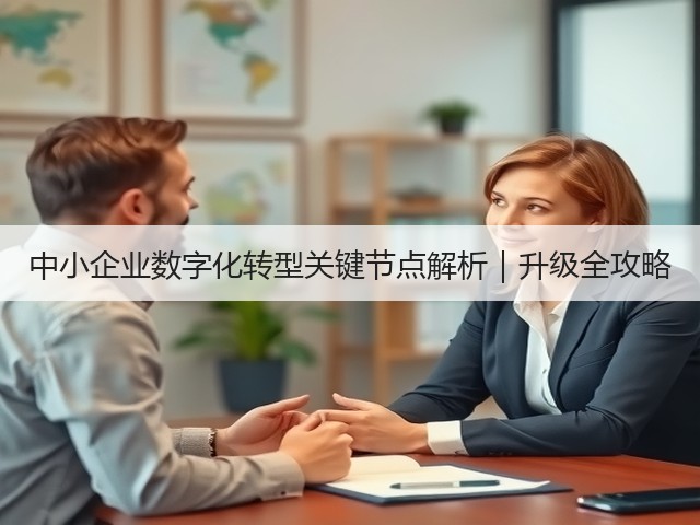 中小企业数字化转型关键节点解析|升级全攻略(图1) 中小企业数字化转型关键节点解析|升级全攻略(图1)