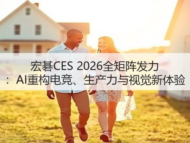 宏碁CES 2026全矩阵发力 :AI重构电竞、生产力与视觉新体验(图2) 宏碁CES 2026全矩阵发力 :AI重构电竞、生产力与视觉新体验(图2)