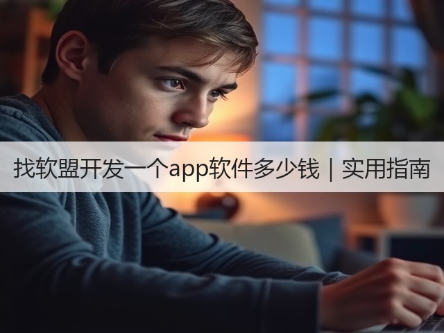 找软盟开发一个app软件多少钱｜实用指南(图3)