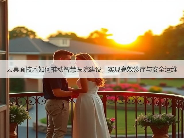 云桌面技术如何推动智慧医院建设，实现高效诊疗与安全运维(图1)