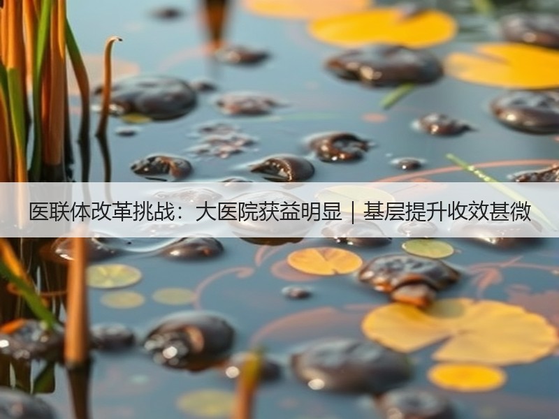 医联体改革挑战：大医院获益明显｜基层提升收效甚微