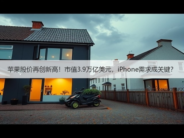 苹果股价再创新高！市值3.9万亿美元，iPhone需求成关键？(图1)