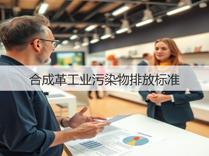 合成革工业污染物排放标准