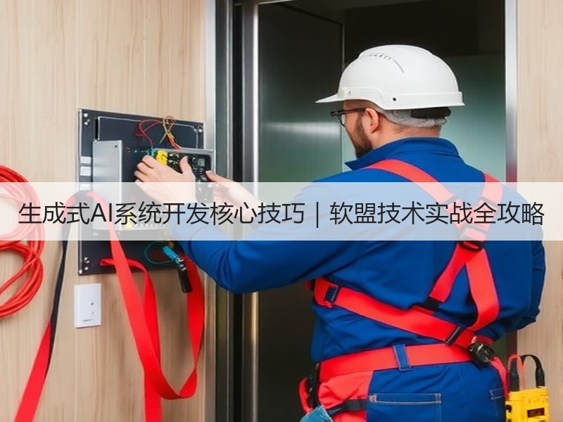 生成式AI系统开发核心技巧｜软盟技术实战全攻略