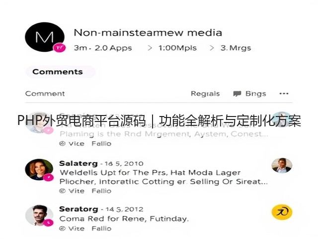 PHP外贸电商平台源码｜功能全解析与定制化方案(图3)