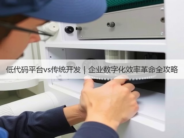 低代码平台vs传统开发|企业数字化效率革命全攻略(图3) 低代码平台vs传统开发|企业数字化效率革命全攻略(图3)
