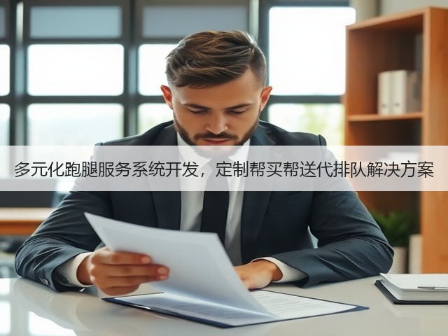 多元化跑腿服务系统开发，定制帮买帮送代排队解决方案(图2)