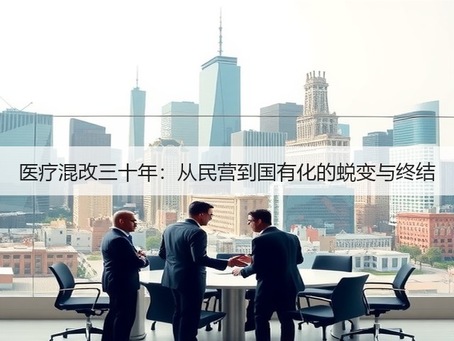 医疗混改三十年：从民营到国有化的蜕变与终结(图2)