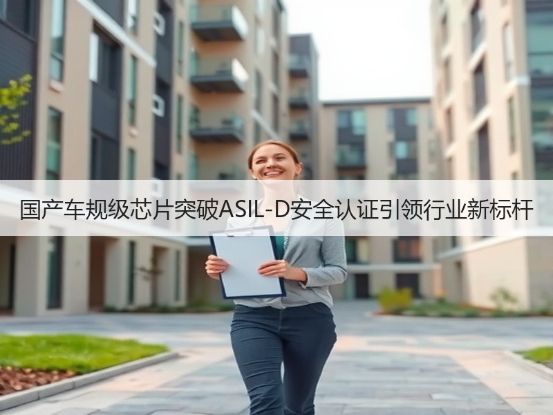 国产车规级芯片突破ASIL-D安全认证引领行业新标杆