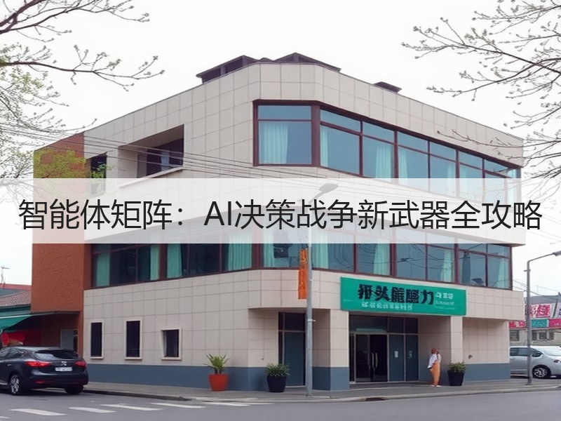 智能体矩阵：AI决策战争新武器全攻略