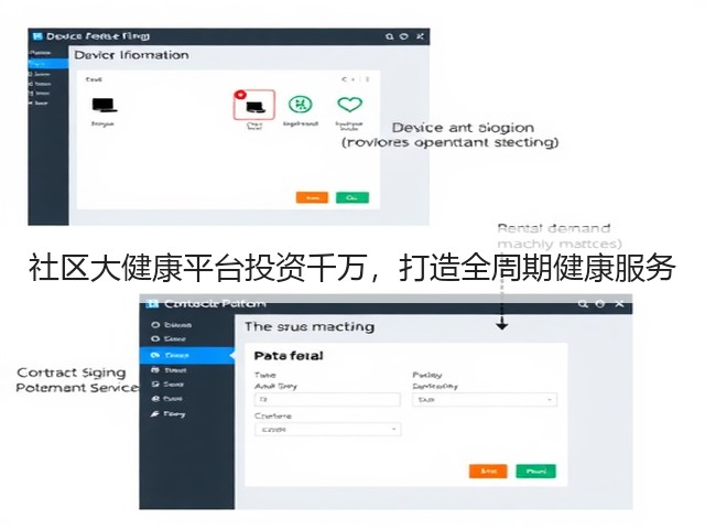 社区大健康平台投资千万,打造全周期健康服务(图2) 社区大健康平台投资千万,打造全周期健康服务(图2)