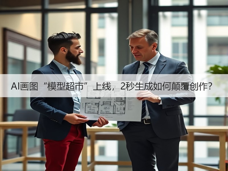 AI画图“模型超市”上线，2秒生成如何颠覆创作？