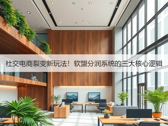 社交电商裂变新玩法！软盟分润系统的三大核心逻辑(图2)