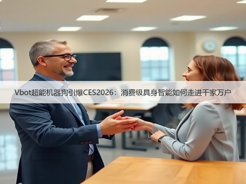 Vbot超能机器狗引爆CES2026：消费级具身智能如何走进