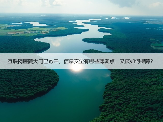 互联网医院大门已敞开，信息安全有哪些薄弱点、又该如何保障？(图1)