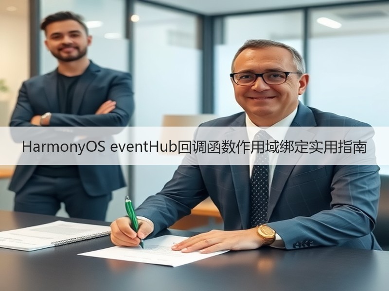 HarmonyOS eventHub回调函数作用域绑定实用指
