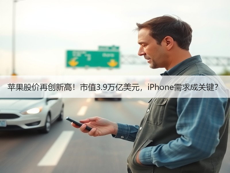 苹果股价再创新高！市值3.9万亿美元，iPhone需求成关键
