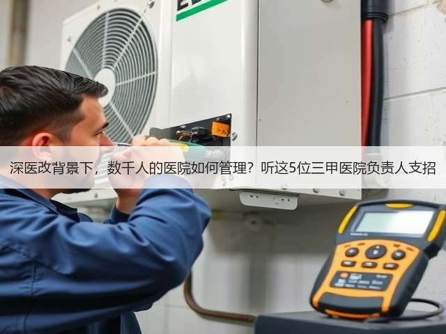 深医改背景下，数千人的医院如何管理？听这5位三甲医院负责人支招(图1)