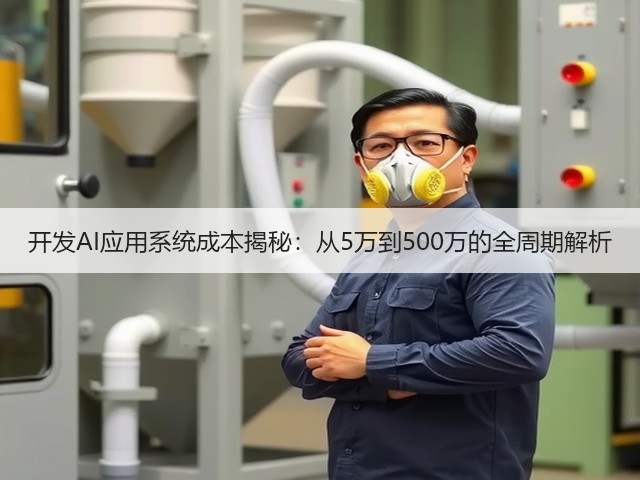 开发AI应用系统成本揭秘：从5万到500万的全周期解析(图2)