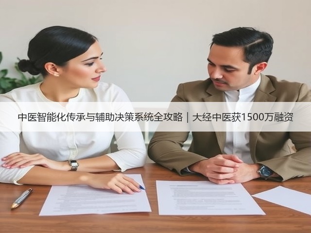 中医智能化传承与辅助决策系统全攻略|大经中医获1500万融资(图3) 中医智能化传承与辅助决策系统全攻略|大经中医获1500万融资(图3)