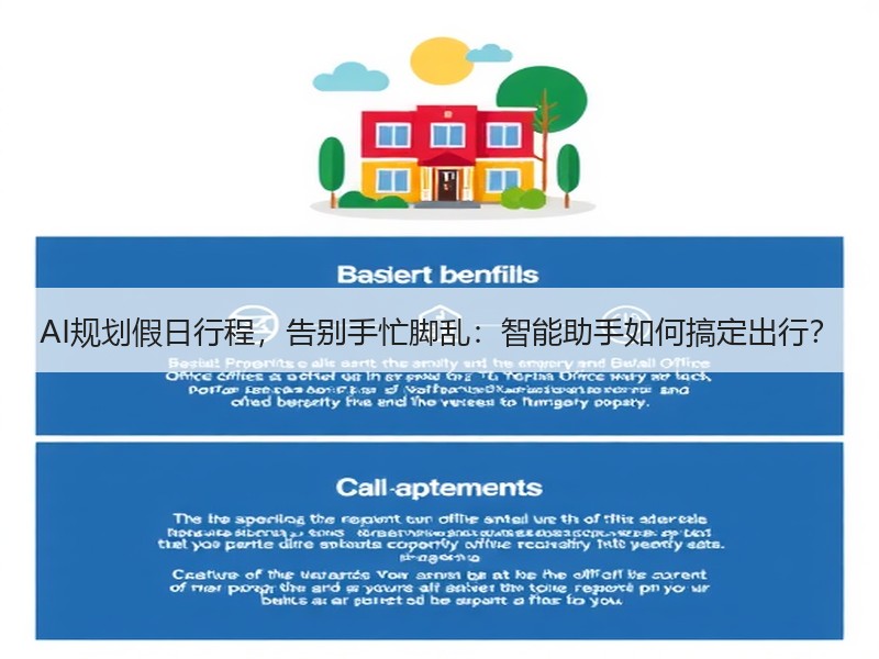 AI规划假日行程，告别手忙脚乱：智能助手如何搞定出行？