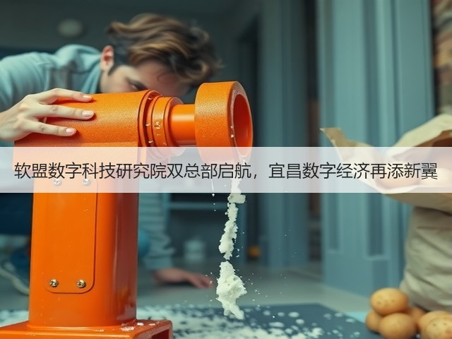 软盟数字科技研究院双总部启航，宜昌数字经济再添新翼(图1)