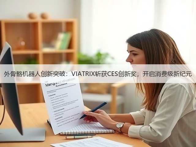 外骨骼机器人创新突破：VIATRIX斩获CES创新奖，开启消费级新纪元(图3)