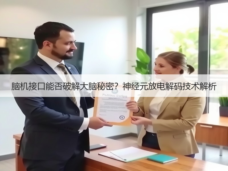 脑机接口能否破解大脑秘密？神经元放电解码技术解析