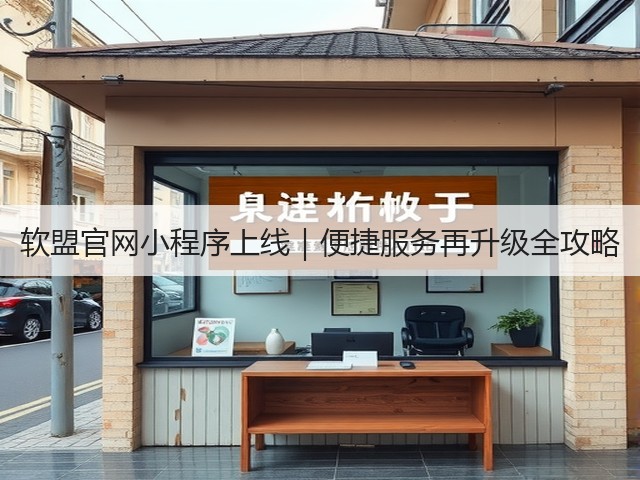 软盟官网小程序上线｜便捷服务再升级全攻略(图3)