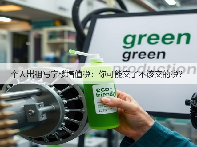 个人出租写字楼增值税：你可能交了不该交的税？(图2)