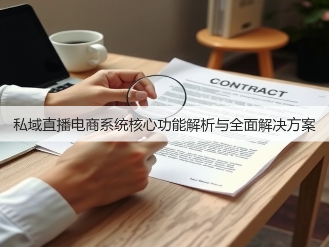 私域直播电商系统核心功能解析与全面解决方案(图3)
