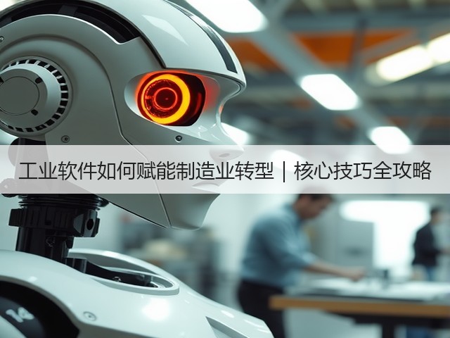 工业软件如何赋能制造业转型|核心技巧全攻略(图2) 工业软件如何赋能制造业转型|核心技巧全攻略(图2)