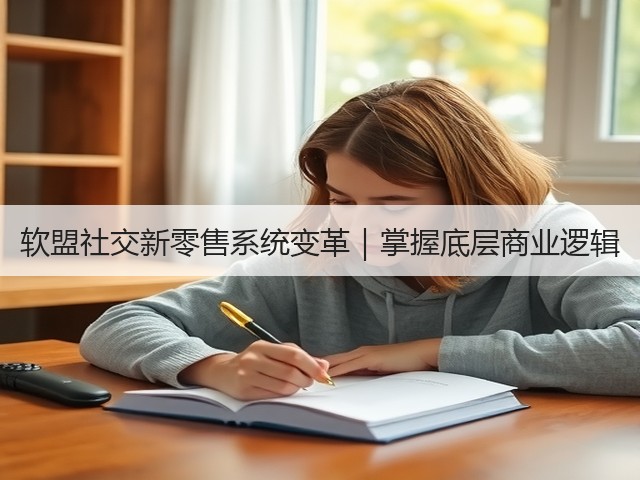 软盟社交新零售系统变革｜掌握底层商业逻辑(图1)