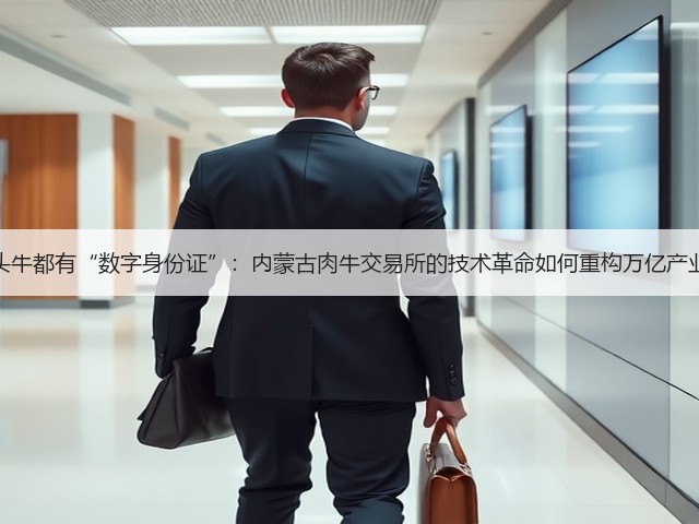 每头牛都有“数字身份证”：内蒙古肉牛交易所的技术革命如何重构万亿产业？(图1)
