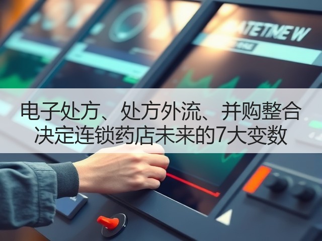 电子处方、处方外流、并购整合 决定连锁药店未来的7大变数(图2) 电子处方、处方外流、并购整合 决定连锁药店未来的7大变数(图2)