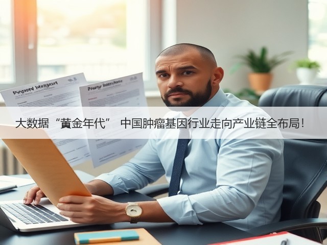 大数据“黄金年代” 中国肿瘤基因行业走向产业链全布局！(图3)
