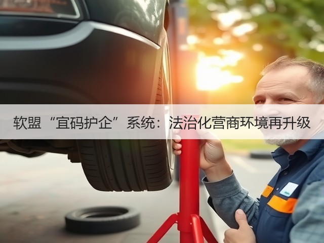 软盟“宜码护企”系统:法治化营商环境再升级(图3) 软盟“宜码护企”系统:法治化营商环境再升级(图3)