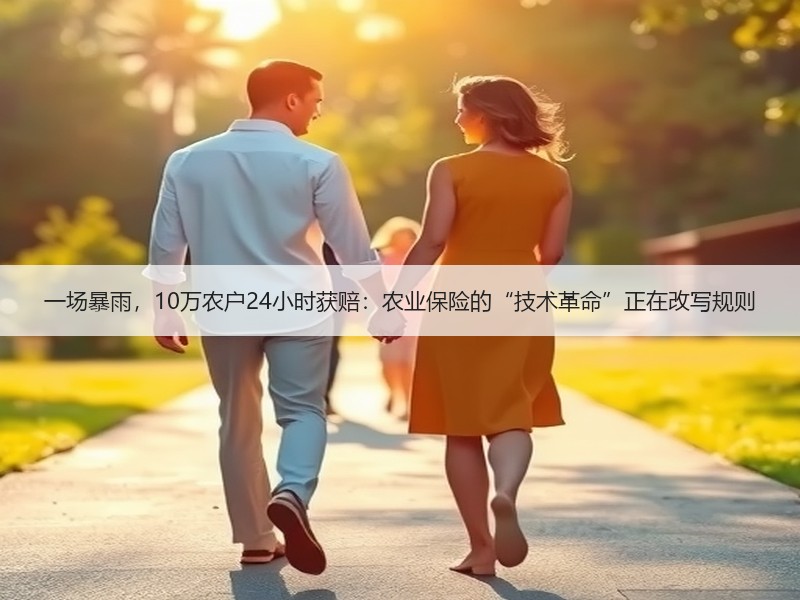 一场暴雨，10万农户24小时获赔：农业保险的“技术革命”正在