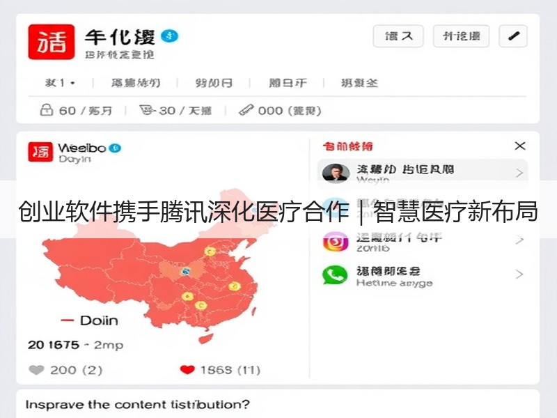 创业软件携手腾讯深化医疗合作｜智慧医疗新布局