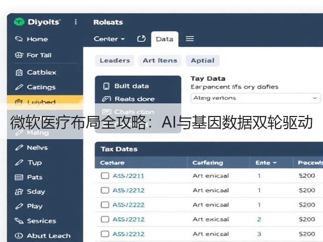 微软医疗布局全攻略：AI与基因数据双轮驱动(图3)