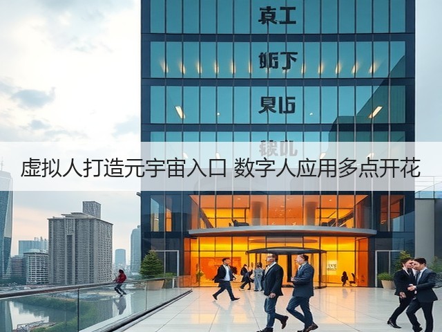 虚拟人打造元宇宙入口 数字人应用多点开花(图1) 虚拟人打造元宇宙入口 数字人应用多点开花(图1)