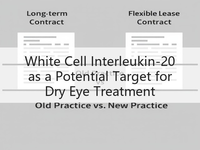 White Cell Interleukin-20 as a Potential Target for Dry Eye Treatment(图3)