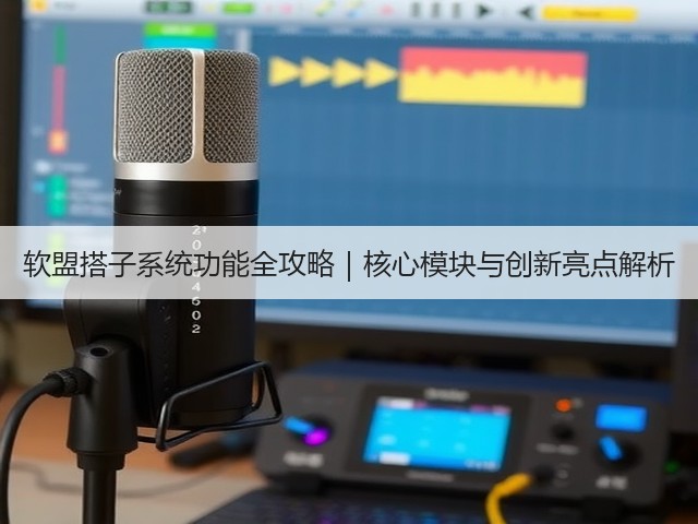 软盟搭子系统功能全攻略｜核心模块与创新亮点解析(图3)
