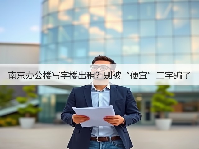 南京办公楼写字楼出租？别被“便宜”二字骗了(图2)