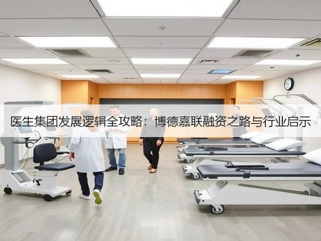 医生集团发展逻辑全攻略：博德嘉联融资之路与行业启示(图3)