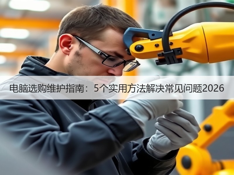 电脑选购维护指南：5个实用方法解决常见问题2026