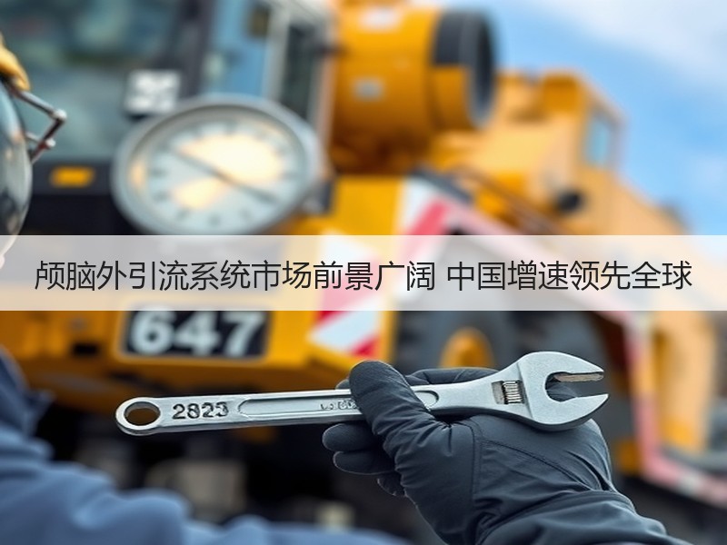 颅脑外引流系统市场前景广阔 中国增速领先全球