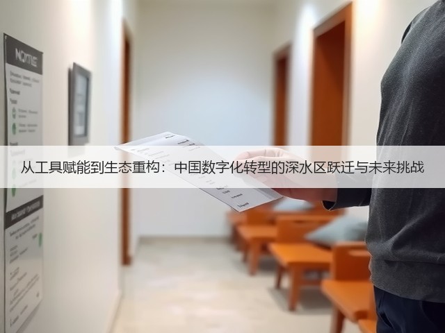 从工具赋能到生态重构：中国数字化转型的深水区跃迁与未来挑战(图3)